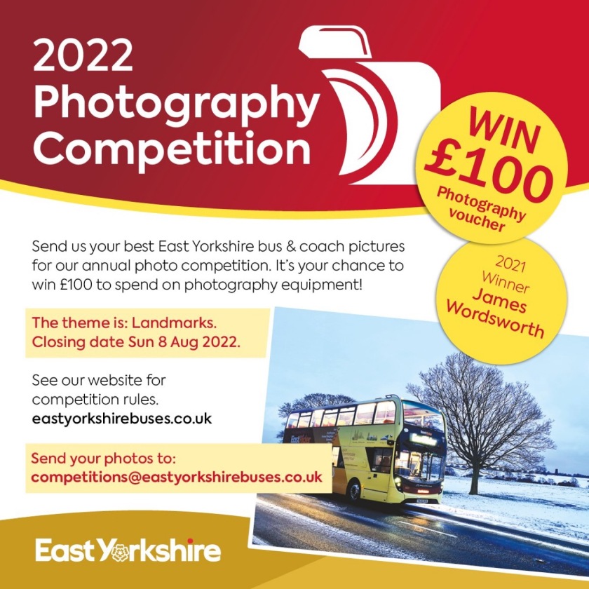 East Yorkshire Buses Photography Competition advert